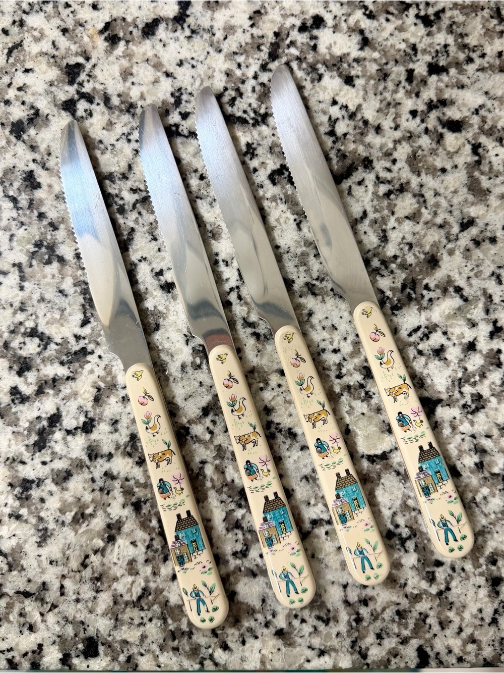 Set of 4 Heartland International Dinner Knives